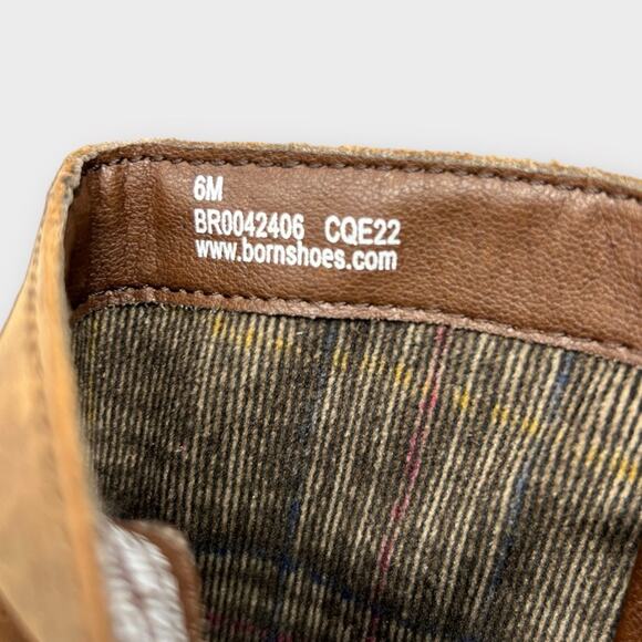 Born Braydon II Distressed Leather Tall Knee High Riding Boots Size 6 NEW - Picture 10 of 15